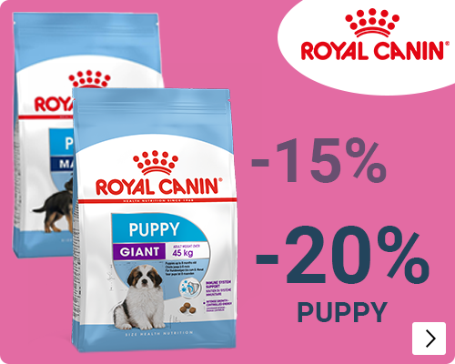 Royal Canin puppy klein en grootverpakkingen 15 20% DOG (voor deze ook een Super Sale variant maken GEEN Home page)